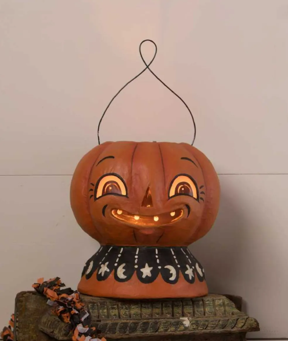 Bethany Lowe Halloween* Jp0385 - Magic Pumpkinny Lantern Paper Mache