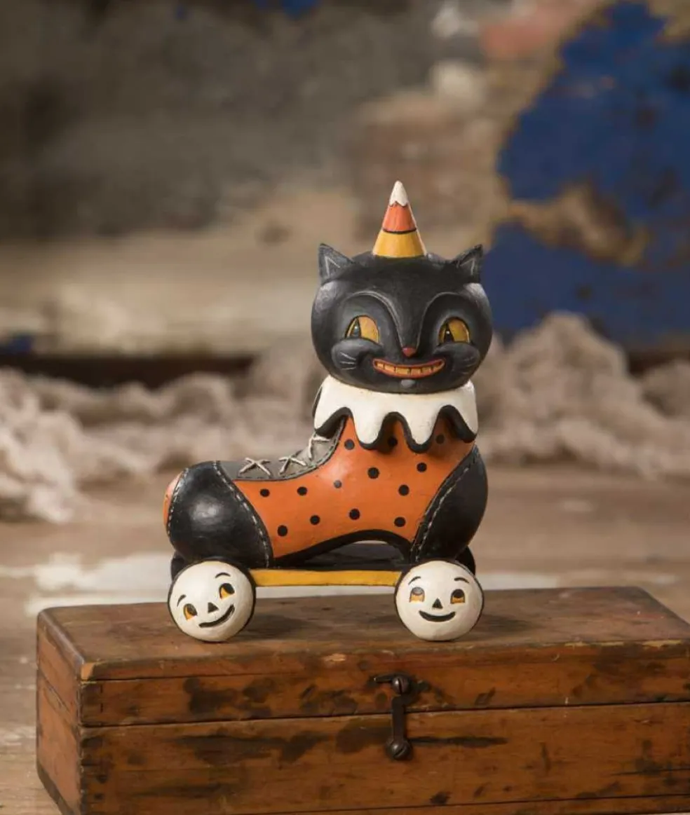 Bethany Lowe Halloween* Jp0386 - Roller Spook Cat Scooter