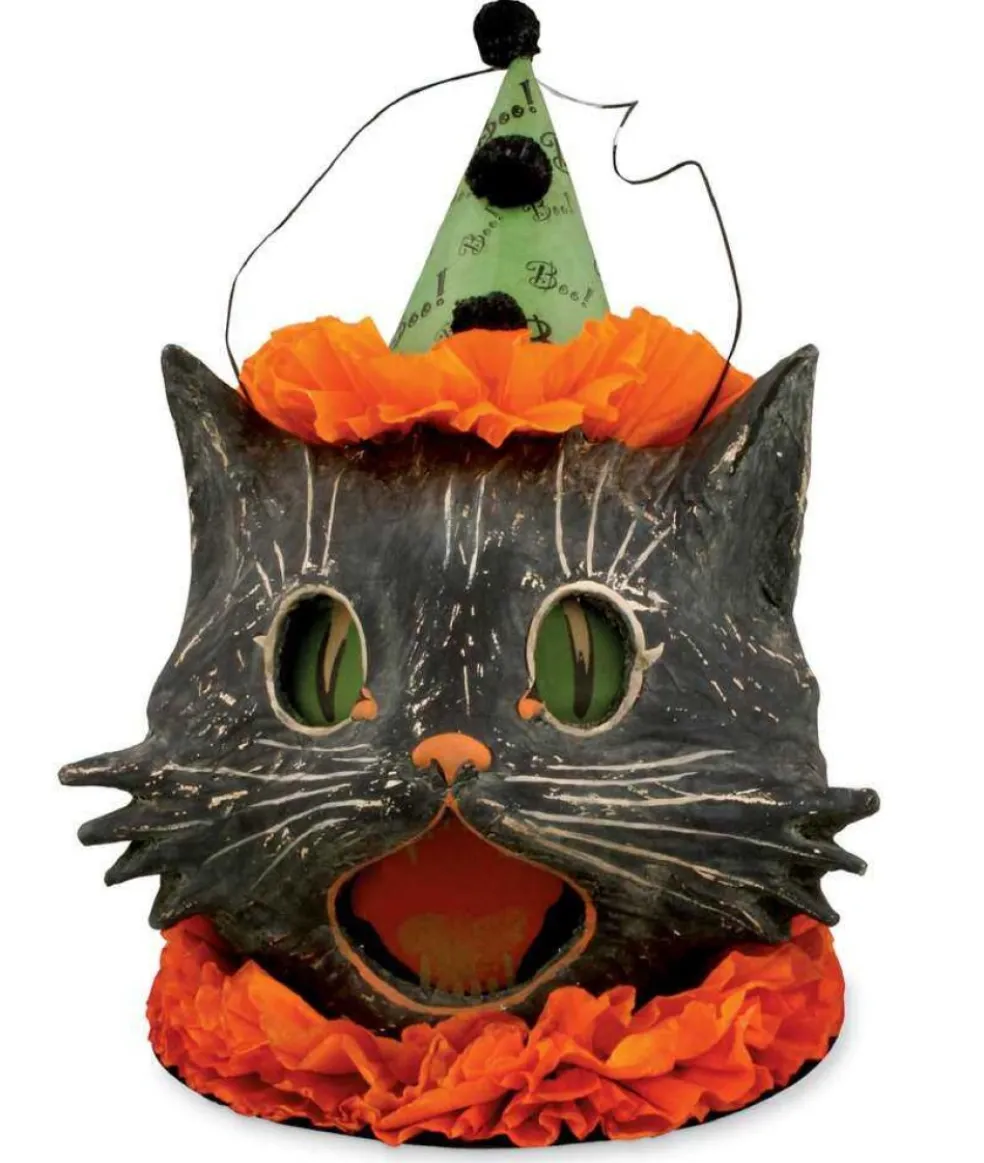Bethany Lowe Halloween* Tj8284 Sassy Cat Candy Container