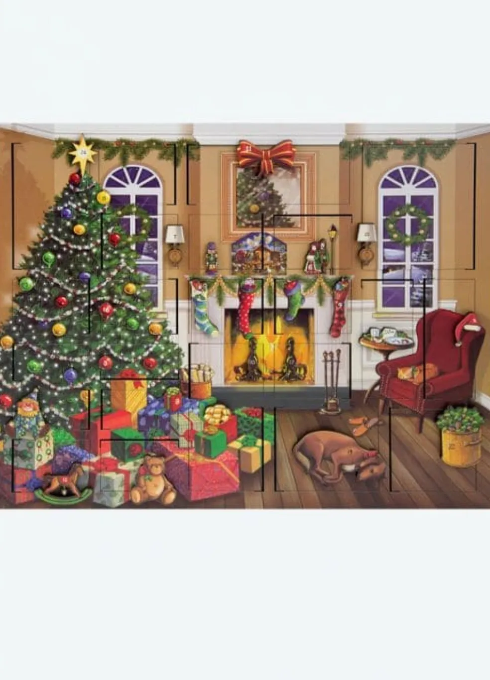 Byers Choice Home Decors*Byers'Choice Christmas Tree Advent Calendar Ac03Bs