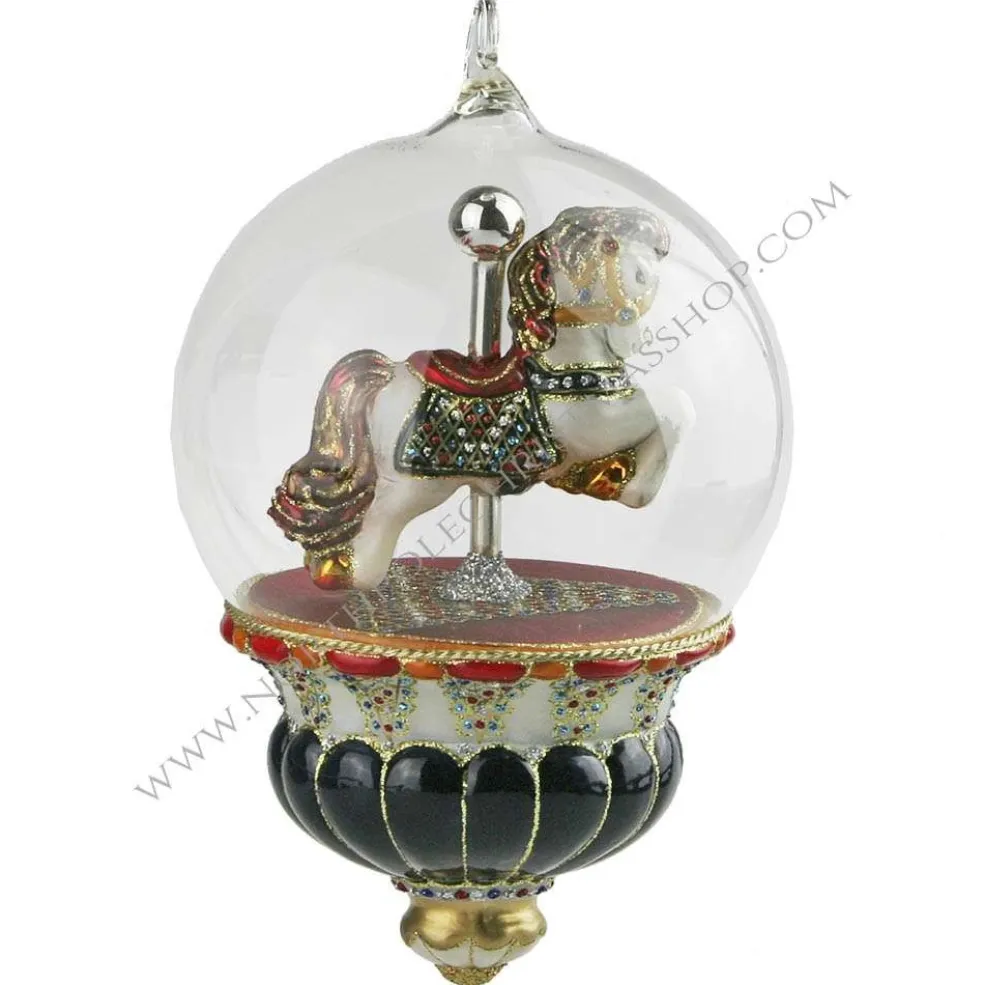 Komozja Famiily Glass Baubles*Carousel Horse Komozja Family Mostowski - Glass Bauble Handmade In Poland