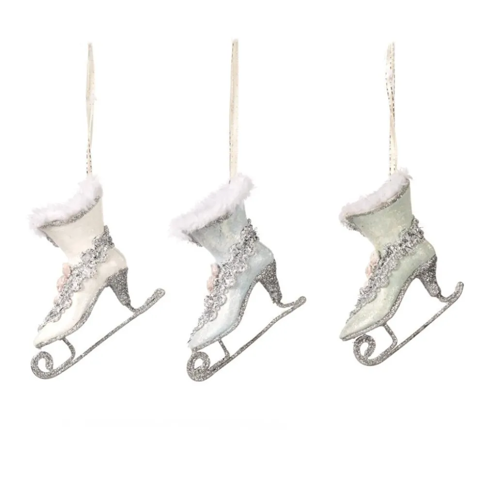 Goodwill Christmas Tree*Carousel Skate Ornament 3 Assorted B 96266