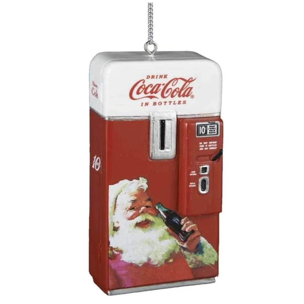 Kurt Adler Christmas Tree*Cc2131 Kurt S. Adler Coca-Cola Vending Machine Ornament