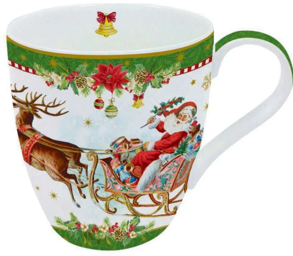 Easy Life Tableware*Christmas Tableware: Mug In Porcelain In Colour Box