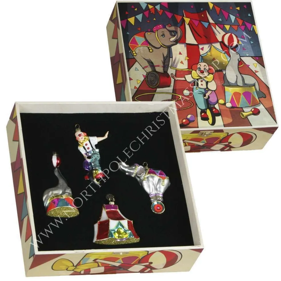 Komozja Famiily Glass Baubles*Circus Collection Komozja Family Mostowski - Glass Bauble Handmade In Poland