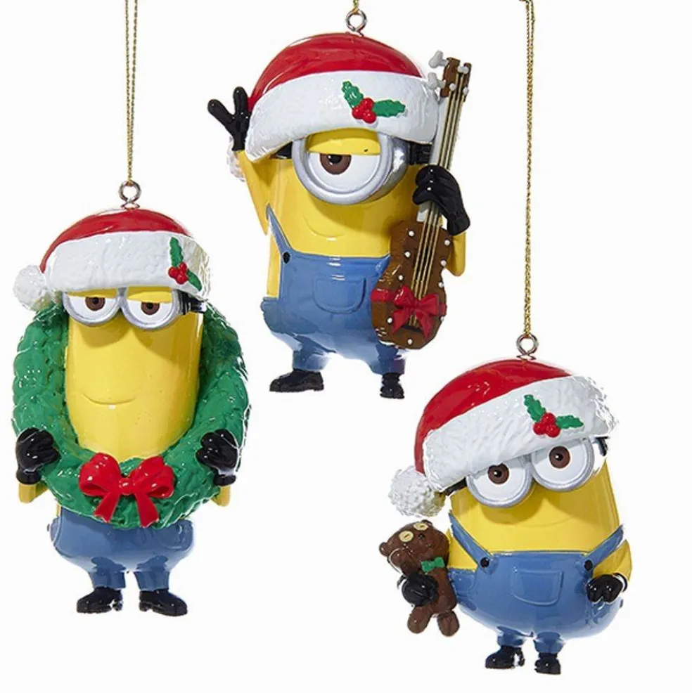 Kurt Adler Christmas Tree*De1161 Kurt S. Adler Despicable Me Blow Mold 3 Assorted