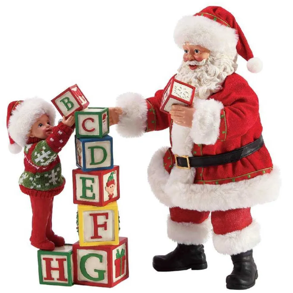 Possible Dreams Santa Claus*Department 56 Building Blocks 6003457