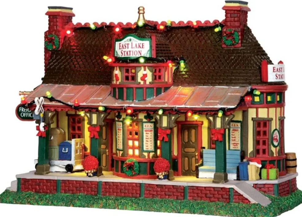 Lemax Christmas Villages*East Lake Station 35495 Caddington Village