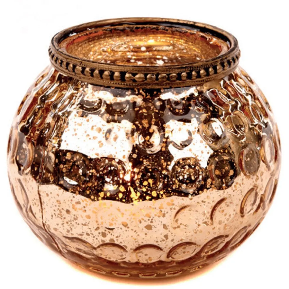 Goodwill Christmas Tree*Glass And Metal Votive Fi 10029