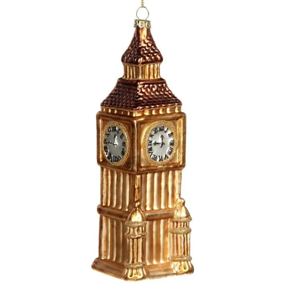 Goodwill Christmas Tree* Belgium Glass Ben Big Clock Tower Ornament C 16025