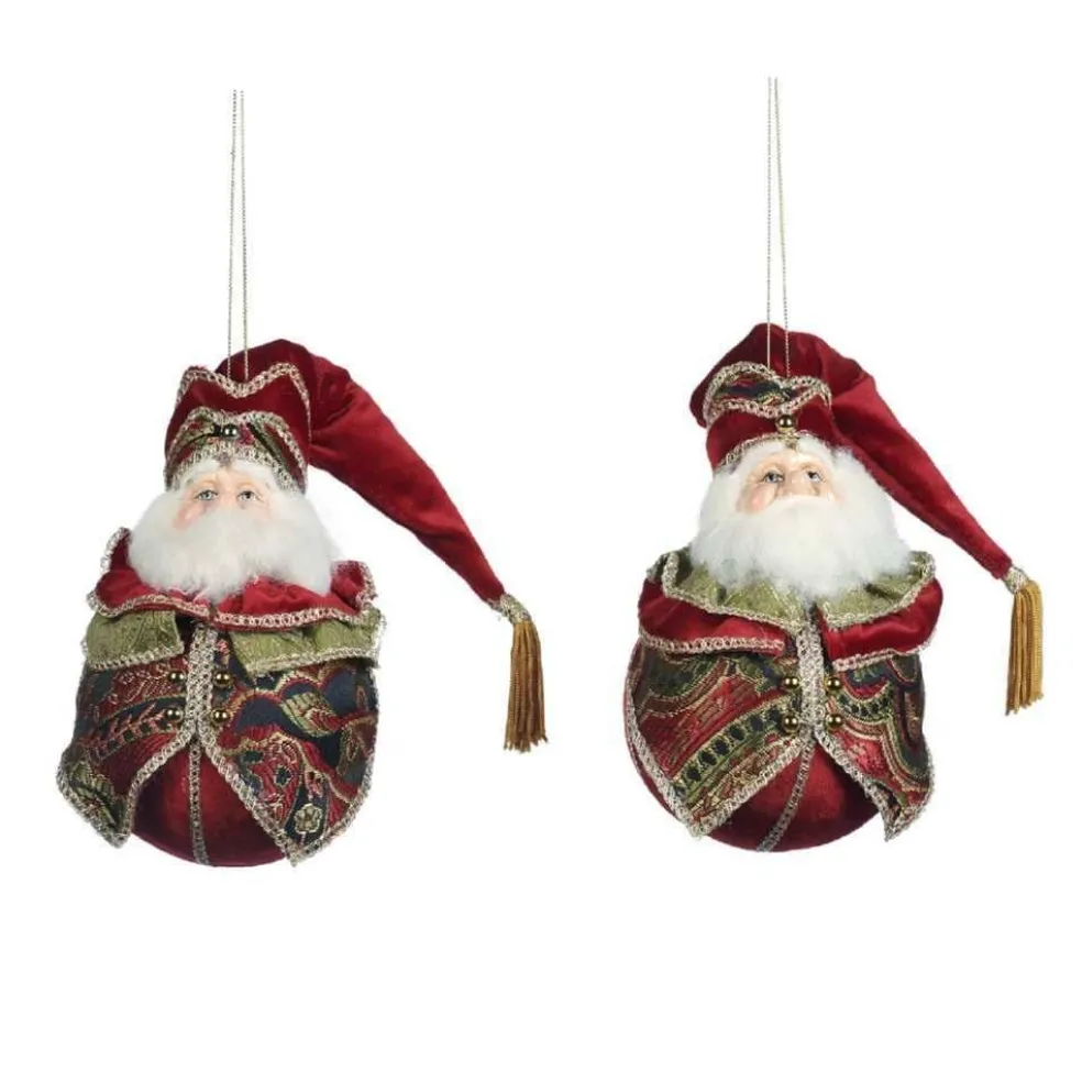 Goodwill Christmas Tree* Belgium J 62104 Xmas Carol Santa Ball 2 Assorted