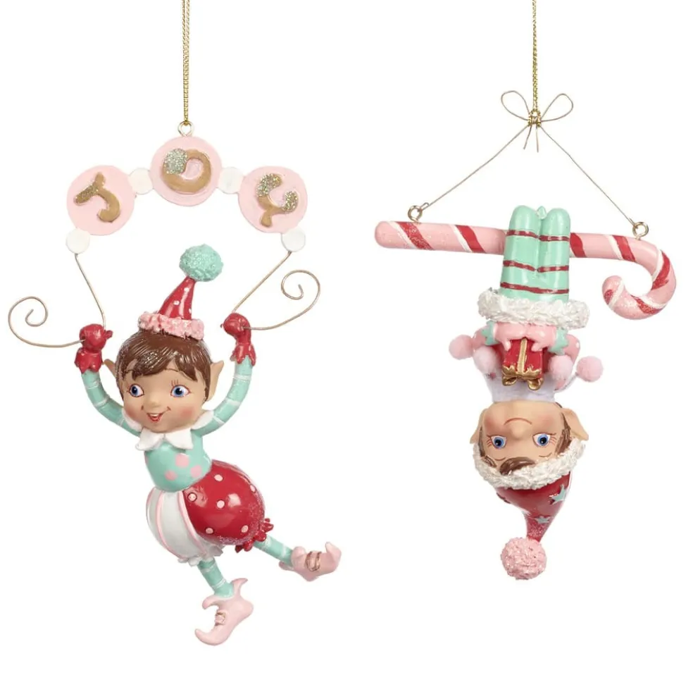Goodwill Christmas Tree* Belgium Tr 23098 Candy Elf Ornament 2 Assorted