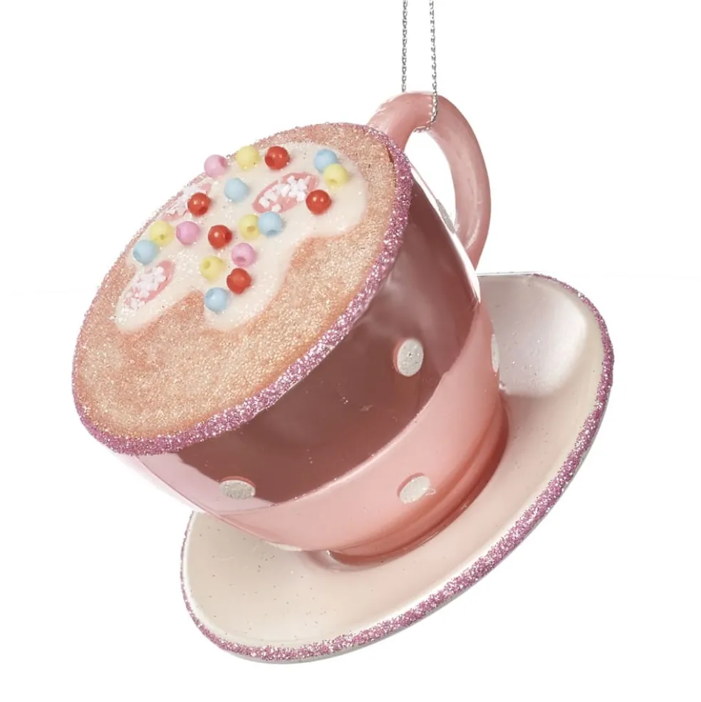 Goodwill Christmas Tree* Belgium Ya 92331 Glass Cofee Cup Mug With Sprinkles