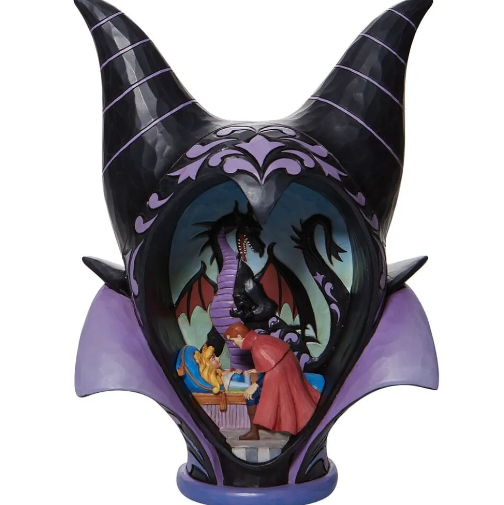Jim Shore Disney World* 6008996 True Love-S Kiss Maleficent Diorama