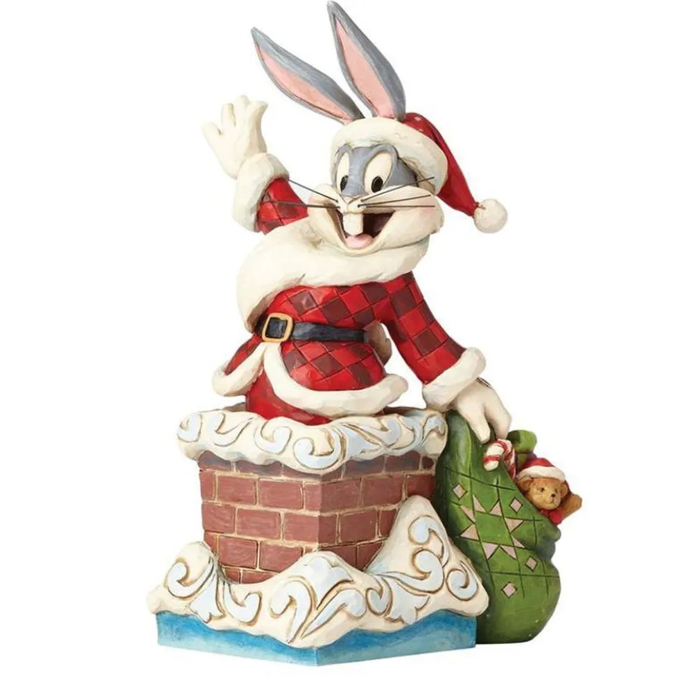 Jim Shore Home Decors* 4052808 Up On The Roof Top (Bugs Bunny)
