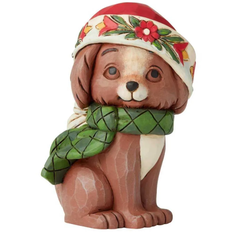 Jim Shore Home Decors* Christmas Puppy Miniature 6004296