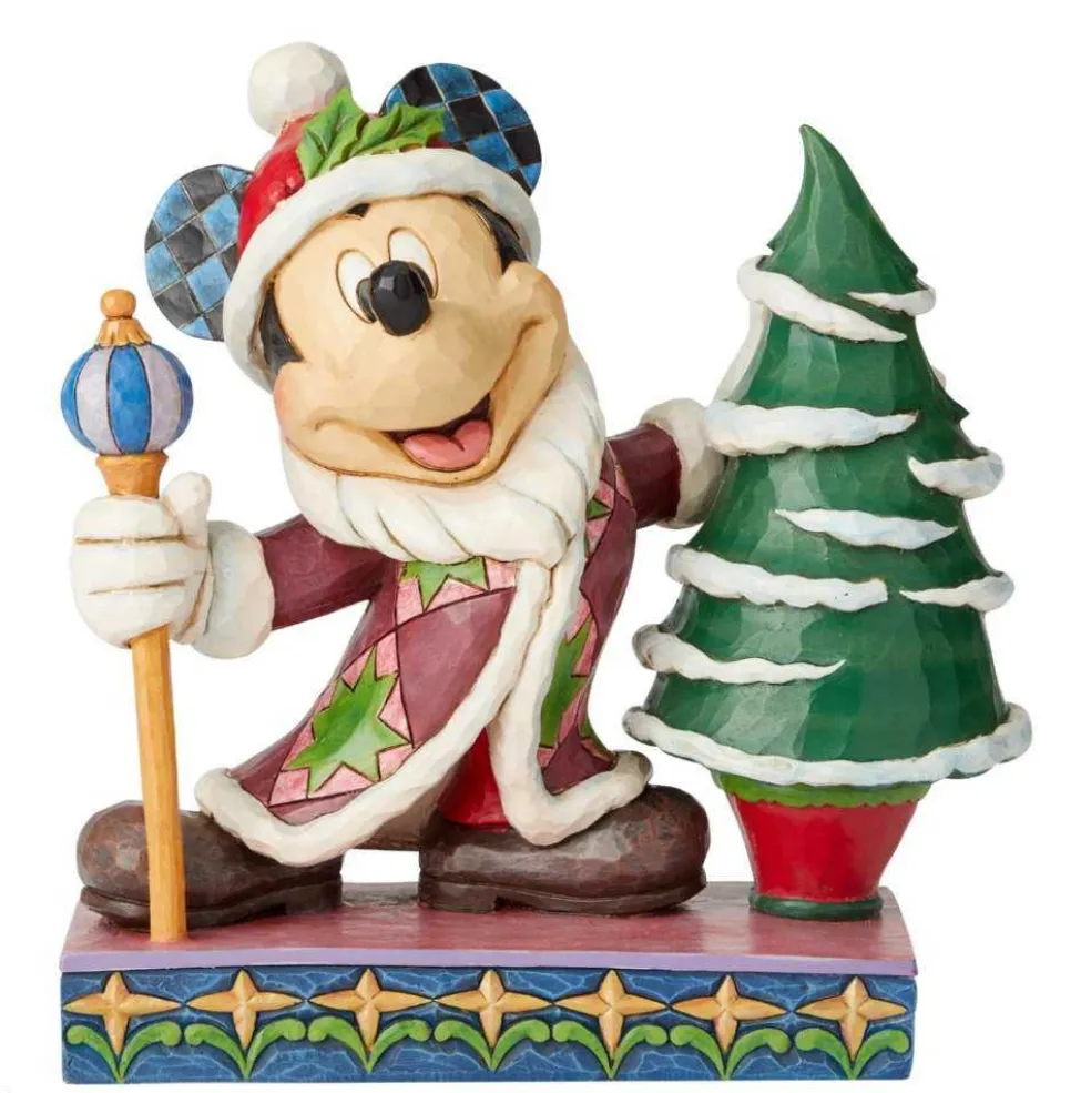 Jim Shore Disney World* Father Christmas Mickey Mouse 6002831