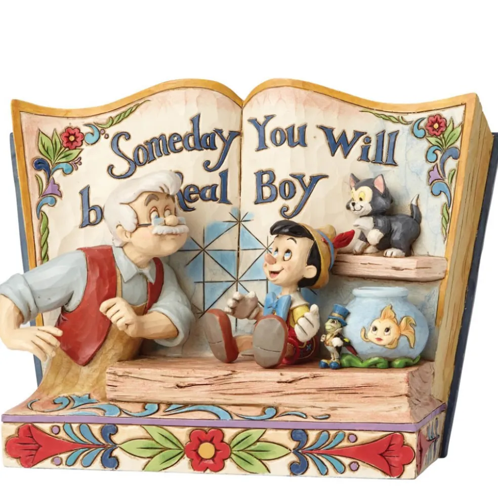 Jim Shore Disney World* Someday You Will Be A Real Boy (Storybook Pinocchio) 4057957