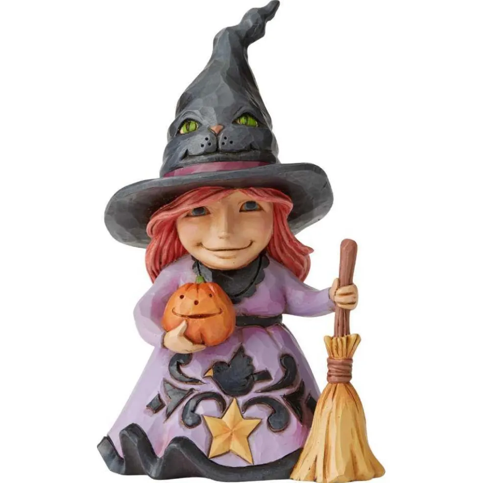 Jim Shore Halloween* Welcome The Magic (Friendly Witch Pint-Sized Figurine) 6004331