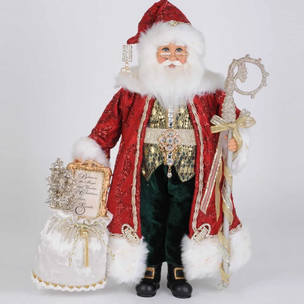 Karen Didion Santa Claus* Originals Lighted Jewel Traditional Elegance Cc18-41