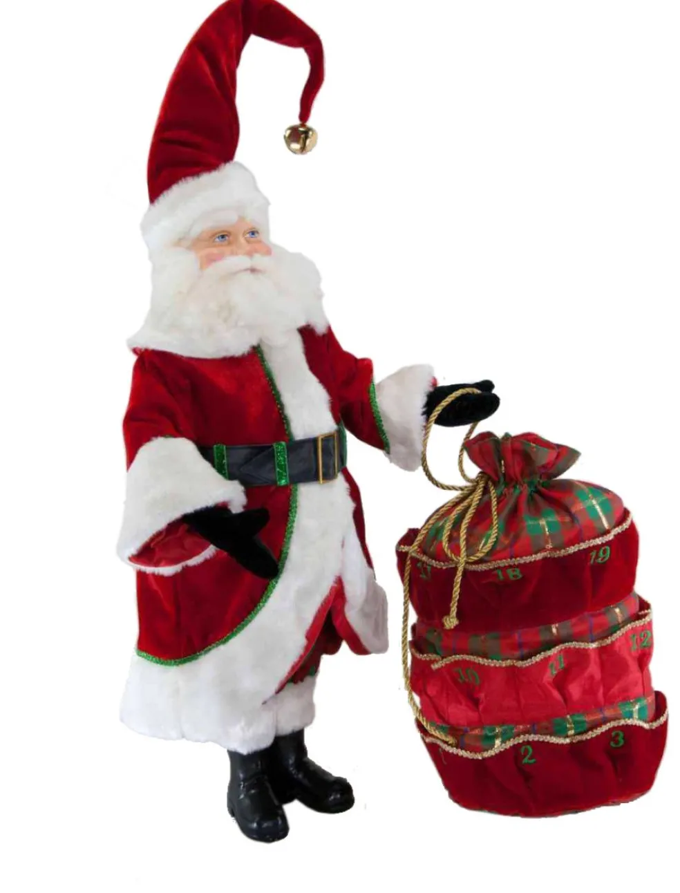 Katherine Collection Santa Claus*Katherine's Collection 28-828434 Advent Santa Doll