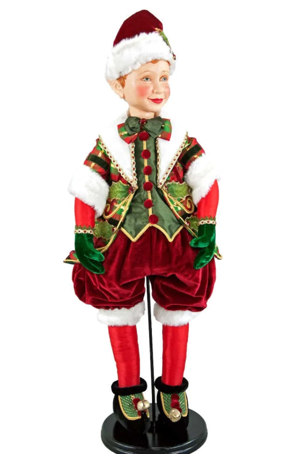 Katherine Collection Elves*Katherine's Collection 28-728467 Tartan Tradition Elf Doll