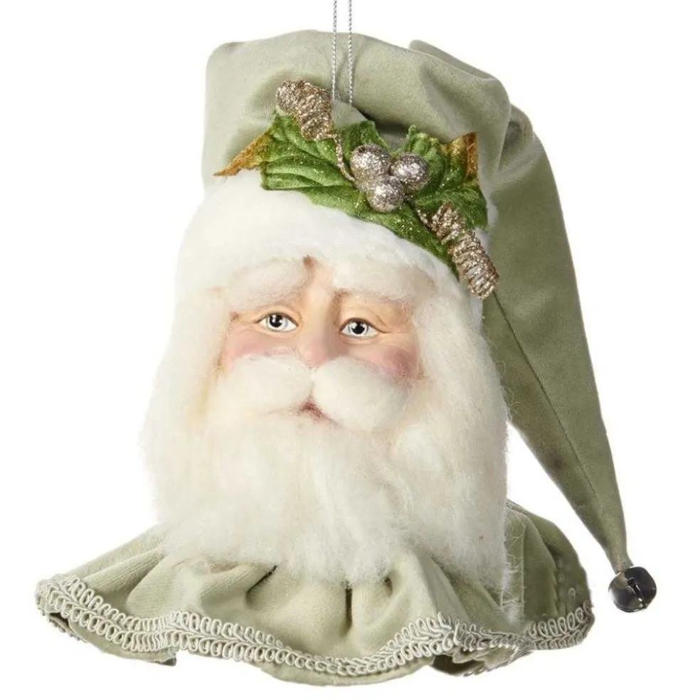 Katherine Collection Christmas Tree*Katherine's Collection Peace On Earth Santa Head Ornament Kc J 11-911570