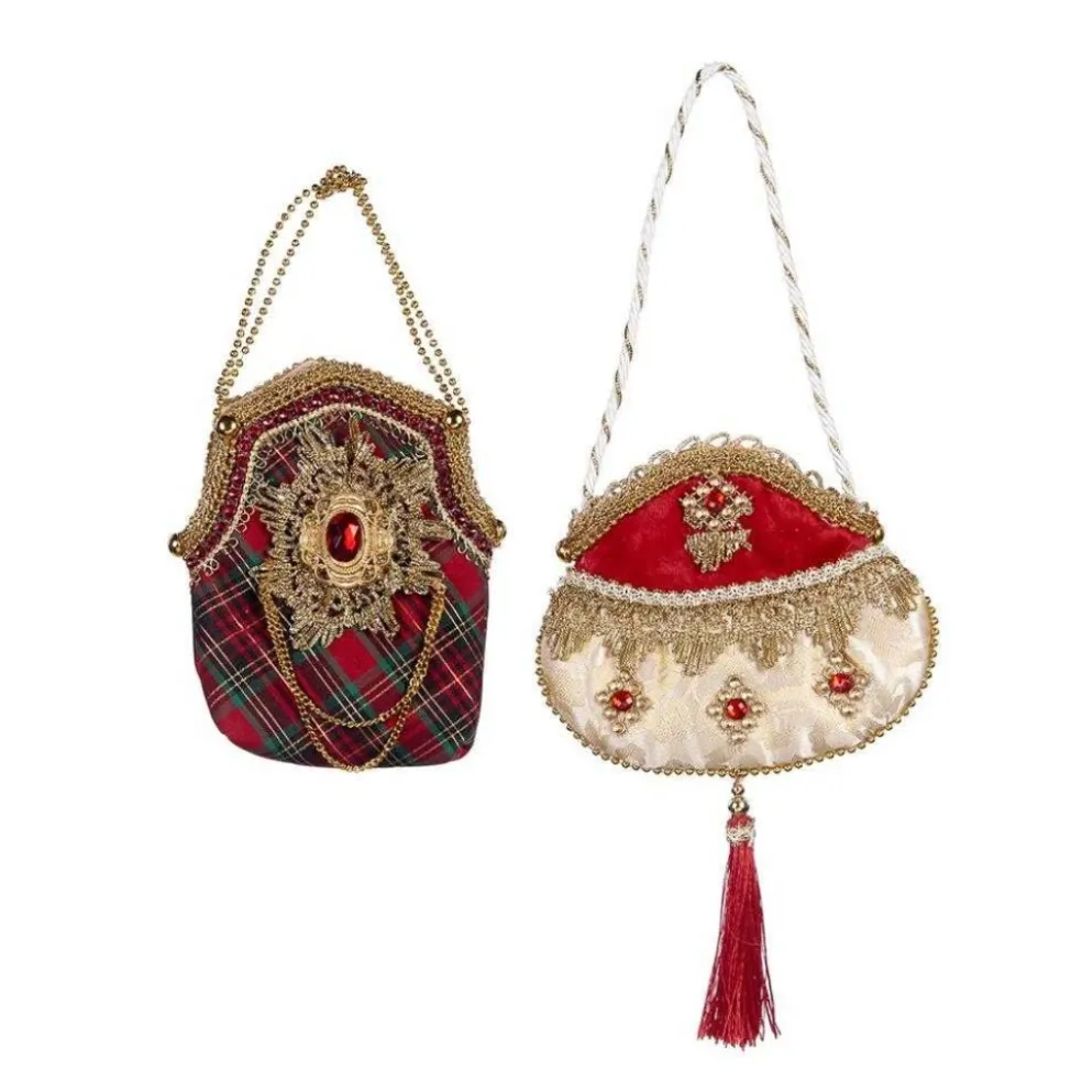 Katherine Collection Christmas Tree*Katherine's Collection Purse Ornaments 2 Assorted Kc Br 17-917544