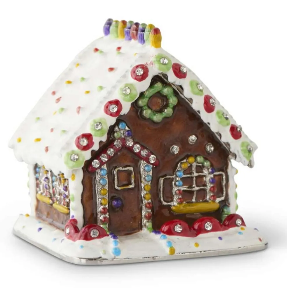 KKInteriors Home Decors*K&K Interiors 53169A - Gingerbread Hinged Jewelry Box
