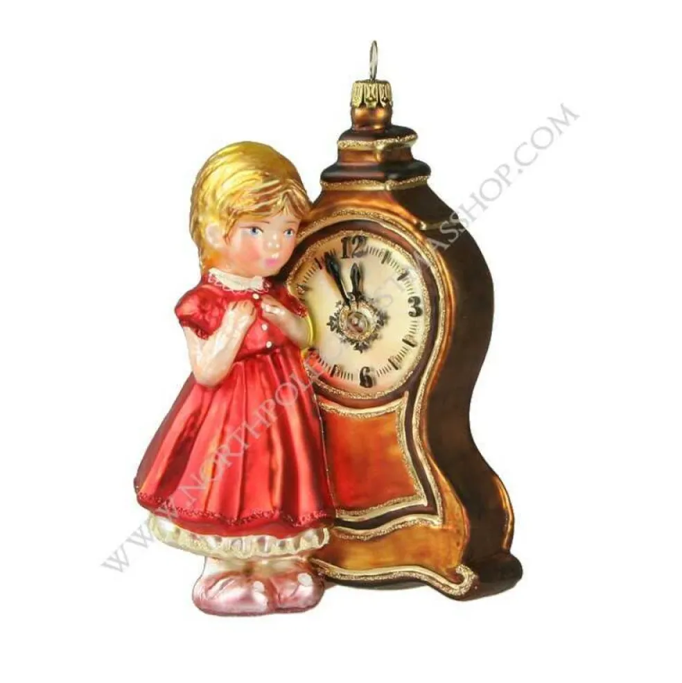 Komozja Famiily Glass Baubles*Komozja Family Mostowski Girl With A Clock