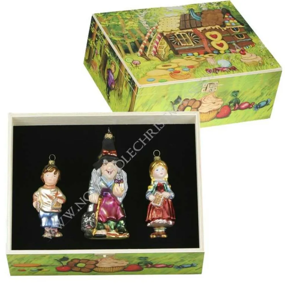 Komozja Famiily Glass Baubles*Komozja Family Mostowski Hansel And Gretel Boxed Set