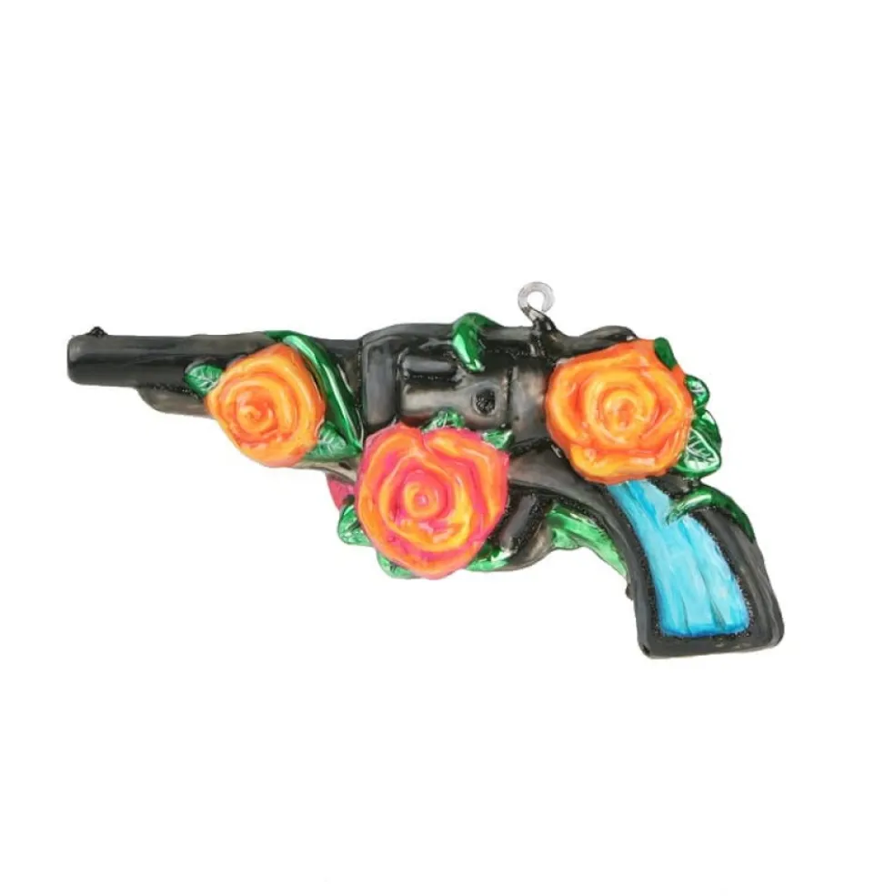 Komozja Famiily Glass Baubles*Komozja Family Mostowski Pistol With Roses