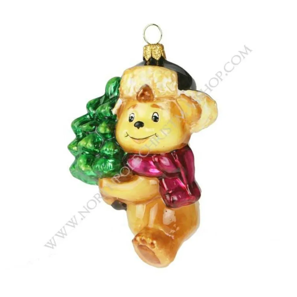 Komozja Famiily Glass Baubles*Komozja Family Mostowski Teddy With Tree