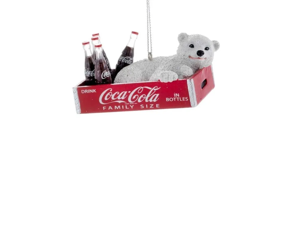 Kurt Adler Christmas Tree* 3.25" Resin Polar Bear Cub Ornament Cc2132