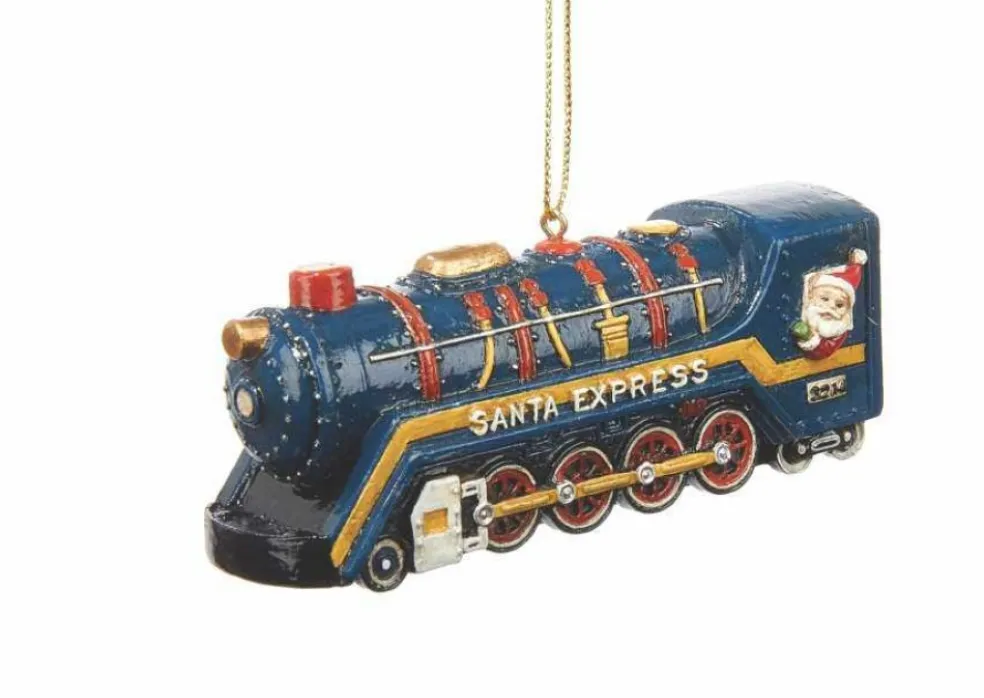 Kurt Adler Christmas Tree* C6738 Santa Express Train Ornament