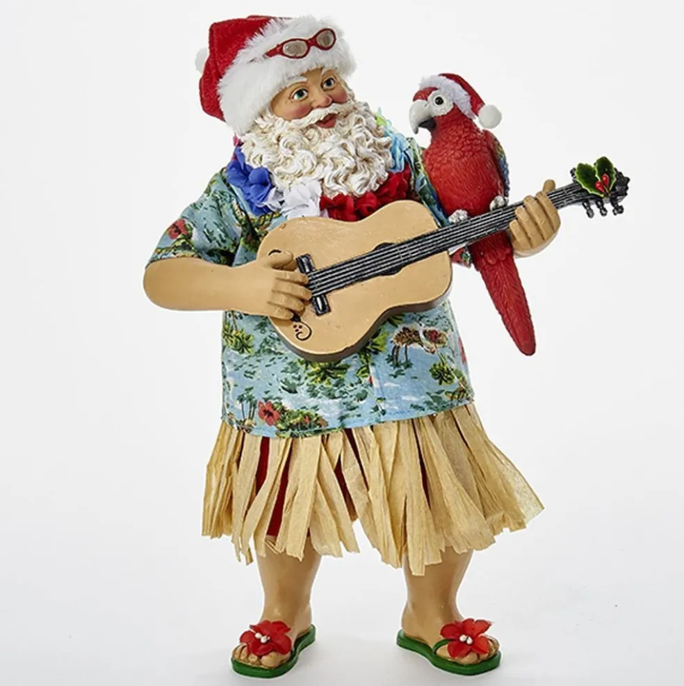 Kurt Adler Santa Claus* Nyc C7438 Fabriche Beach Santa