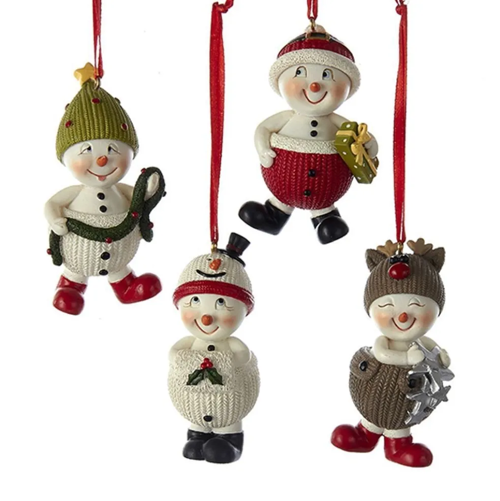 Kurt Adler Christmas Tree* Nyc C4747 Snowman Ornament