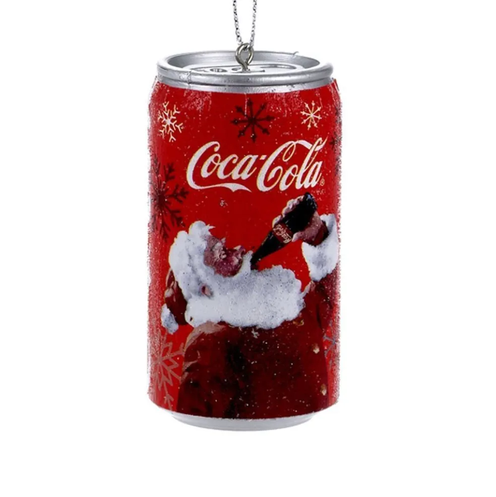 Kurt Adler Christmas Tree* Nyc Cc1152 Coca-Cola Santa Can Ornament