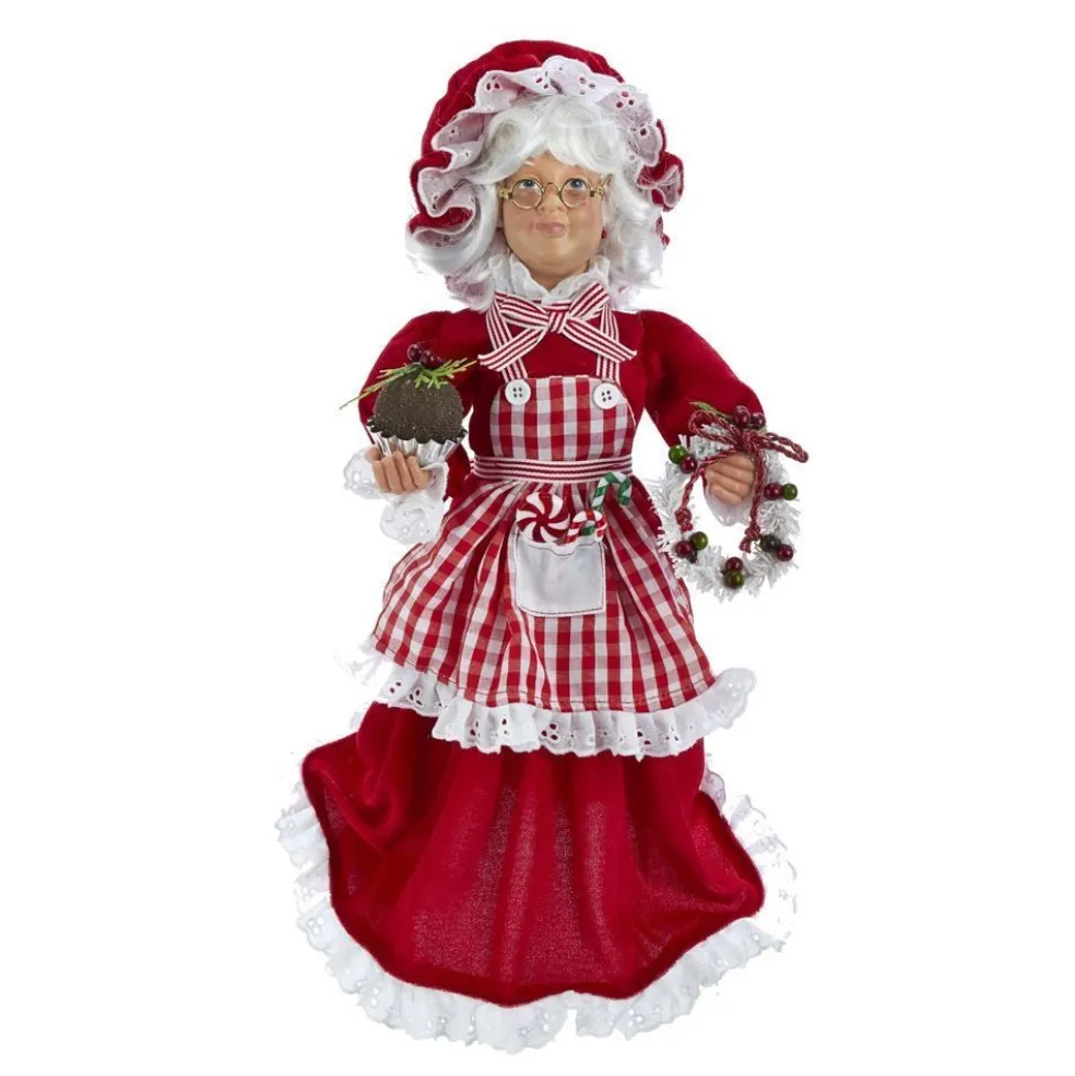 Kurt Adler Santa Claus* Nyc Kk0067 Ksa Kringles Mrs. Claus With Apron