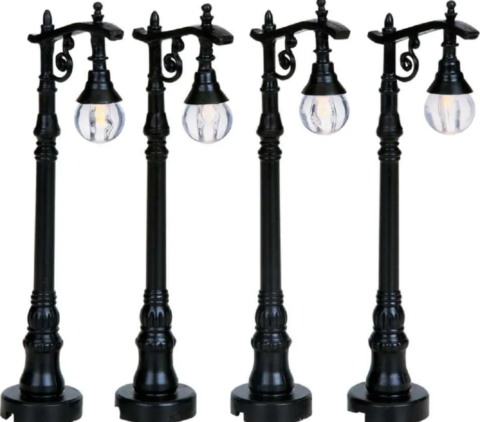 Lemax Christmas Villages* Antique Street Lamp, Set Of 4, B/O (4.5V) 94993 General