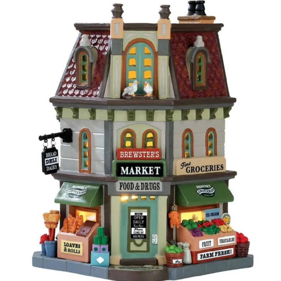 Lemax Christmas Villages* Brewster Market 75246 - Caddington Village