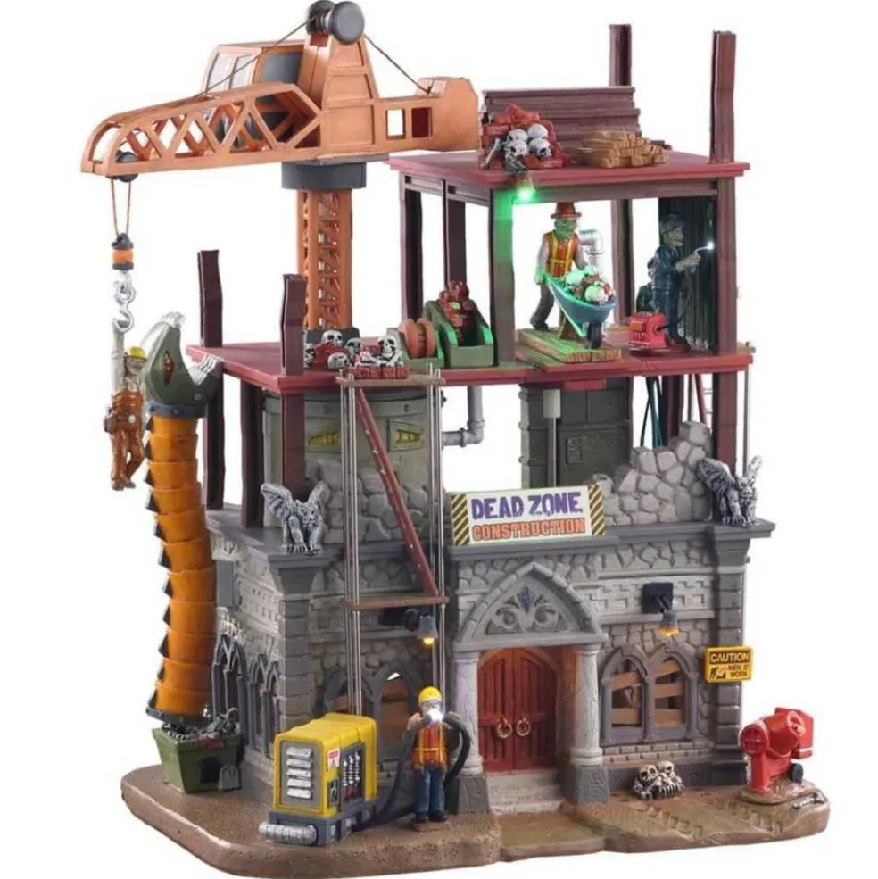 Lemax Halloween Villages* Dead Zone Construction Site 05604 - Spooky Town Halloween Village