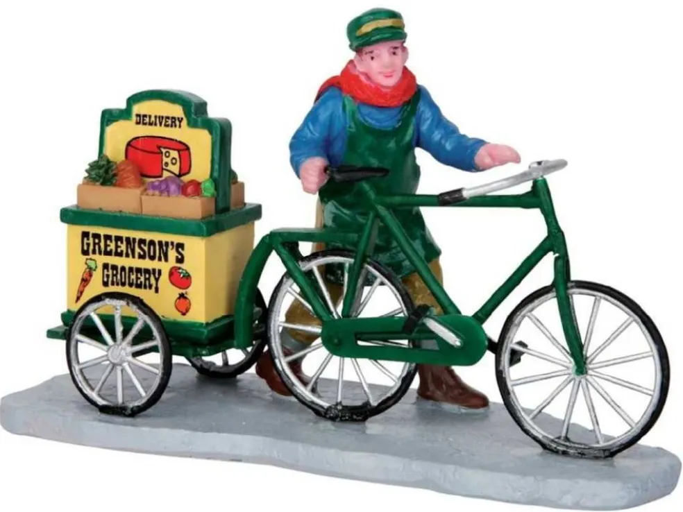 Lemax Christmas Villages* Greenson Grocery Delivery 52359 - Caddington Village