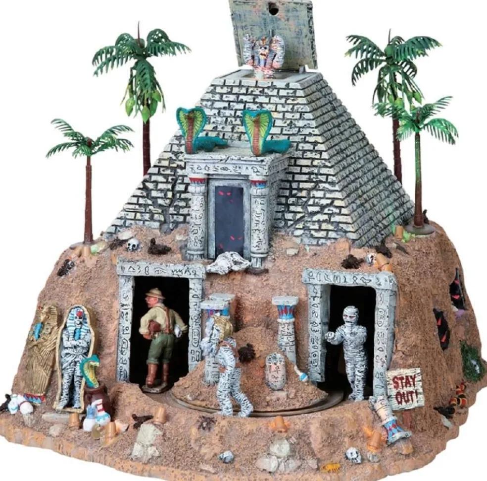 Lemax Halloween Villages* Haunted Pyramid, With 4.5V Adaptor 84770 Spooky Town