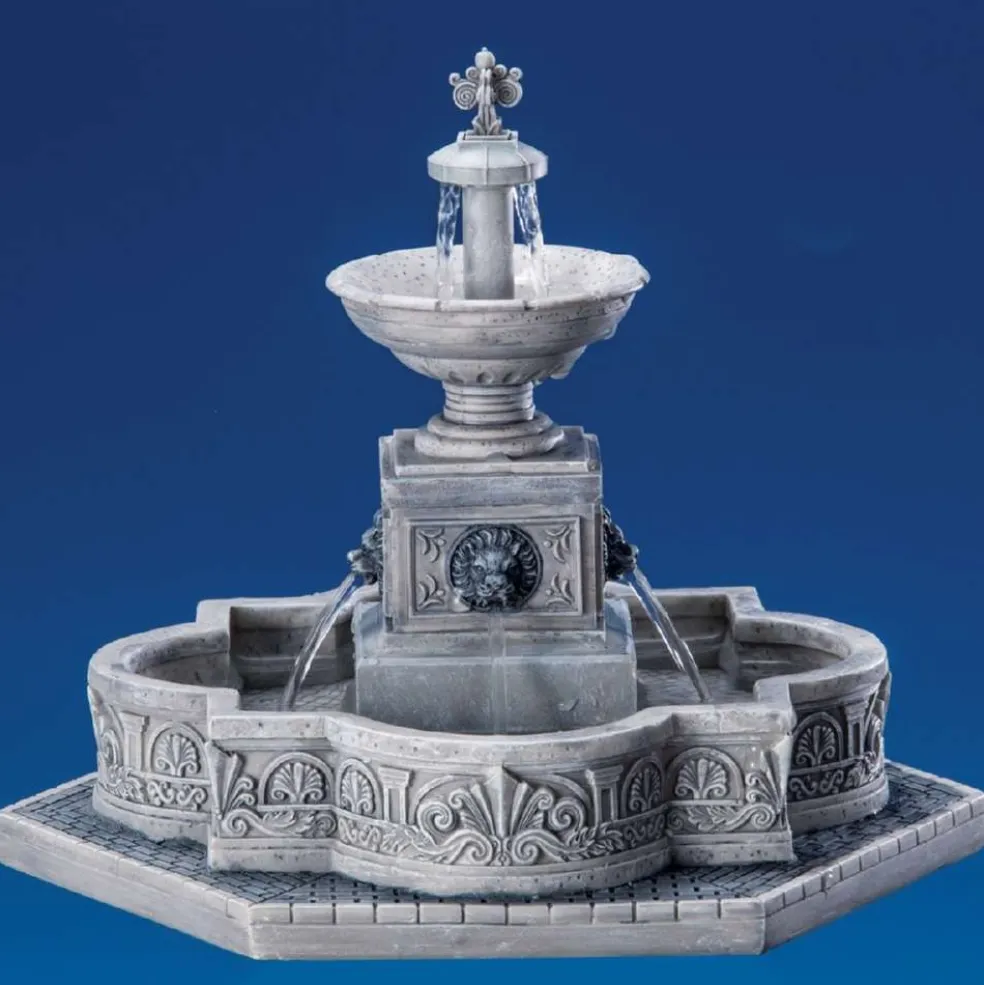 Lemax Christmas Villages* Modular Plaza-Fountain, With 4.5V Adaptor 64061 General