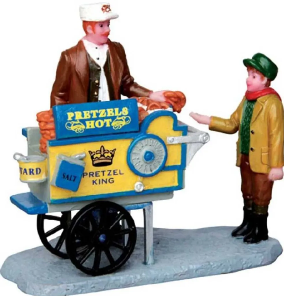 Lemax Christmas Villages* Pretzel King Pretzel Cart 42238 - Caddington Village