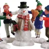 Lemax Christmas Villages* Ring Around The Snowman Set Of 3 52112 Figurines