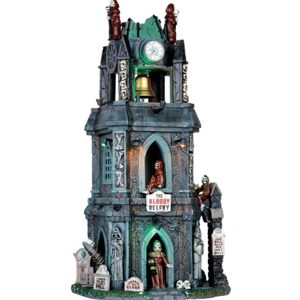 Lemax Halloween Villages* The Bloody Belfry, With 4.5V Adaptor 65121 Spooky Town