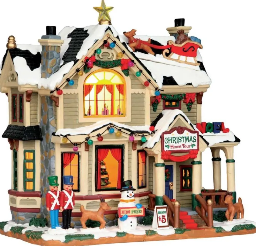 Lemax Christmas Villages* Village 55932 Christmas Home Tour, B/O Led 55932