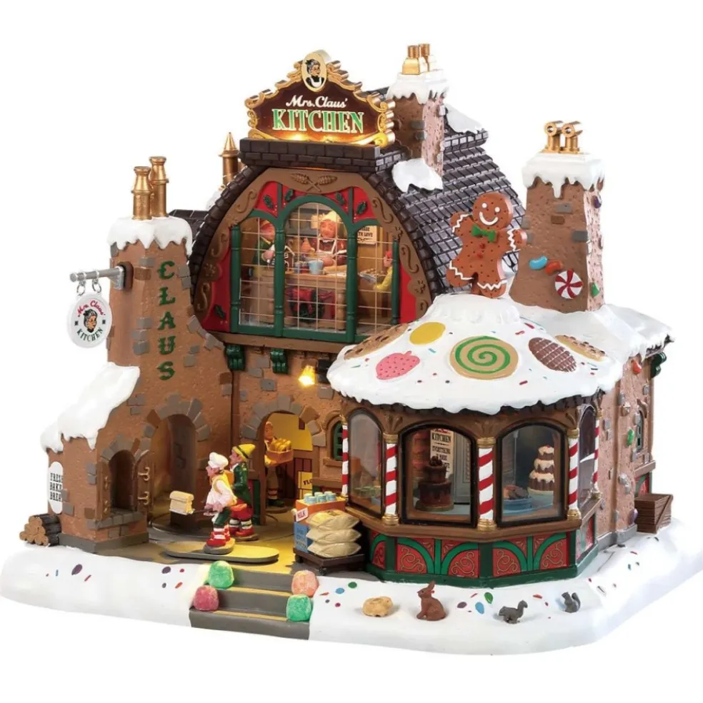 Lemax Christmas Villages* Village 85314 Mrs. Claus' Kitchen, With 4.5V Adaptor 85314